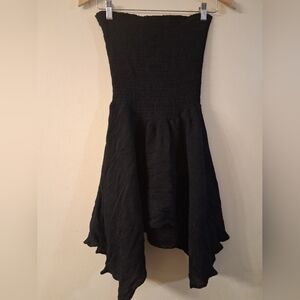 Elegant Black Strapless Dress